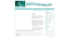 Desktop Screenshot of dolphins-and-more.com